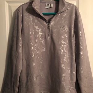 Adidas 3/4 zip sweatshirt, size medium.